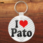 Ik hou van Pato Sleutelhanger (Voorkant)