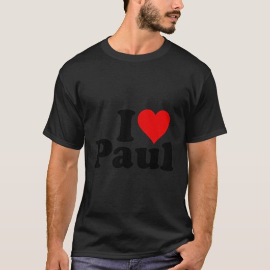 Ik hou van Paul T-shirt (Voorkant)
