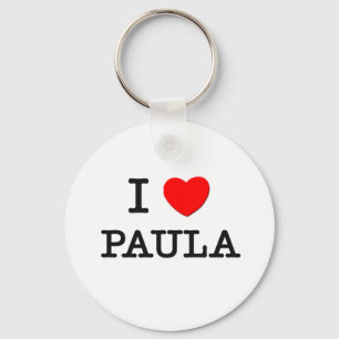 Ik hou van Paula Sleutelhanger