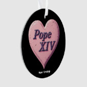 Ik hou van paus Leo XIV Lang leve onze gezegende v Ornament (voorkant)