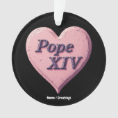 Ik hou van paus Leo XIV Lang leve onze gezegende v Ornament (voorkant)