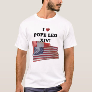 Ik hou van paus Leo XIV! T-shirt