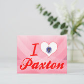 Ik hou van Paxton, Massachusetts Briefkaart (Staand voorkant)