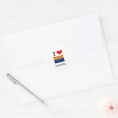 Ik hou van PAYSON Arizona Ronde Sticker (Envelop)