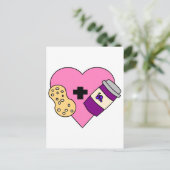 Ik hou van Peanut Butter en Jelly Briefkaart (Staand voorkant)