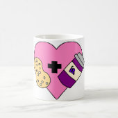 Ik hou van Peanut Butter en Jelly Koffiemok (Center)