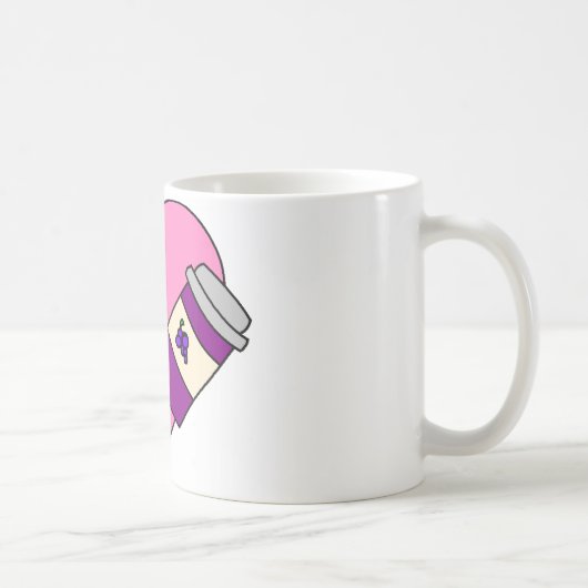 Ik hou van Peanut Butter en Jelly Koffiemok (Rechts)