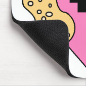 Ik hou van Peanut Butter en Jelly Muismat (Hoek)