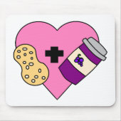 Ik hou van Peanut Butter en Jelly Muismat (Voorkant)