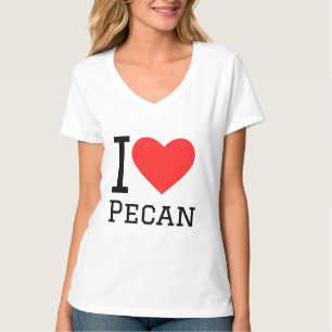 Ik hou van pecan t-shirt