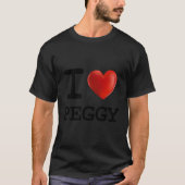 Ik hou van Peggy zijn naam T-shirt (Voorkant)