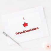 Ik hou van PEI Prince Edward Island Rechthoekige Sticker (Envelop)