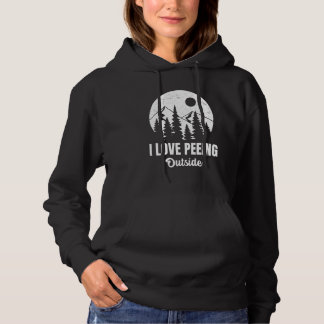 Ik hou van Peing buiten Camping Hiking Hoodie
