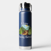 Ik hou van Peing buiten de Kinder waterfles (Achterkant)