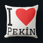 Ik hou van Pekín  Kussen<br><div class="desc">Ik hou van Pekín ,  voor China-liefhebbers</div>