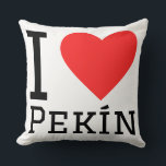 Ik hou van Pekín  Kussen<br><div class="desc">Ik hou van Pekín ,  voor China-liefhebbers</div>