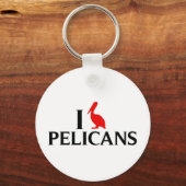 Ik hou van Pelicans Sleutelhanger (Voorkant)