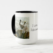 Ik hou van Pelikanen! KoffieMok Mok (Voorkant links)