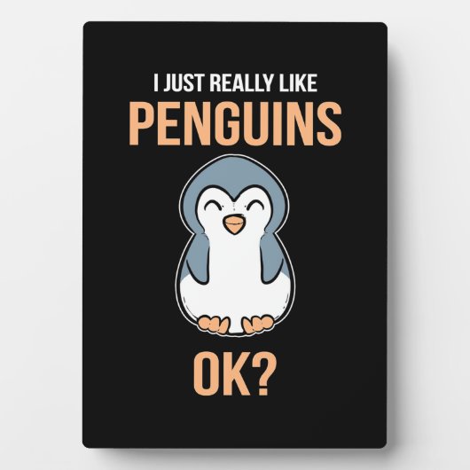 Ik hou van Penguin Fotoplaat (voorkant)