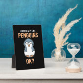 Ik hou van Penguin Fotoplaat (Zijkant)