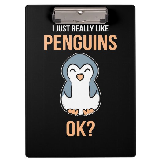 Ik hou van Penguin Klembord (Voorkant)