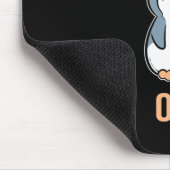 Ik hou van Penguin Muismat (Hoek)