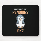 Ik hou van Penguin Muismat (Voorkant)