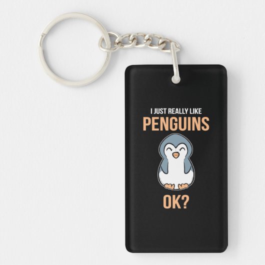 Ik hou van Penguin Sleutelhanger (Voorkant)