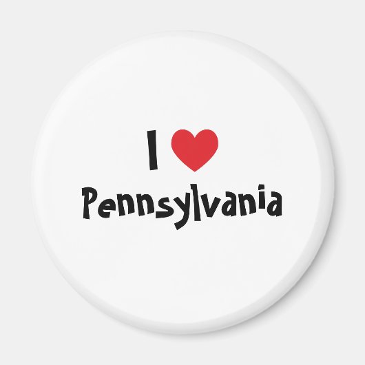 Ik hou van Pennsylvania Magneet (Voorkant)