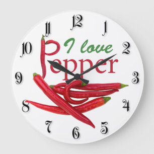 Ik hou van peper grote klok
