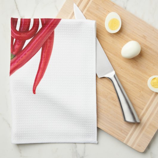 Ik hou van peper theedoek (Quarter Fold)