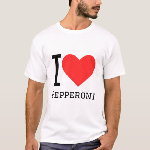 Ik hou van pepperoni t-shirt