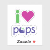 Ik hou van PEPS sticker (Vel)