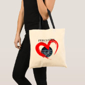 Ik hou van PerciCanvas tas (Voorkant (product))