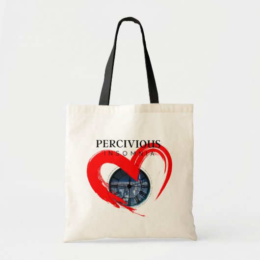 Ik hou van PerciCanvas tas (Voorkant)