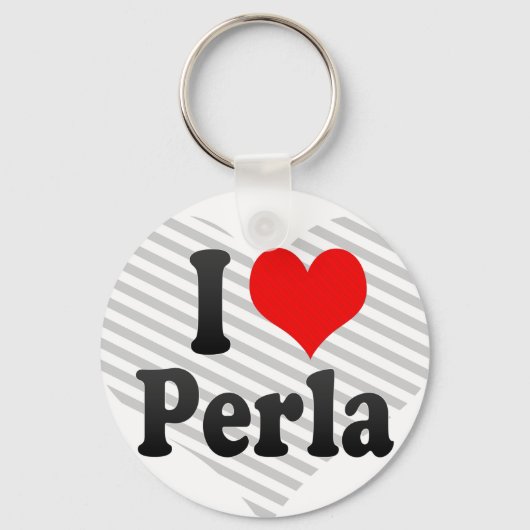 Ik hou van Perla Sleutelhanger (Voorkant)
