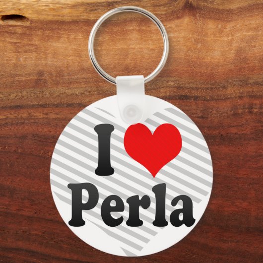 Ik hou van Perla Sleutelhanger (Voorkant)