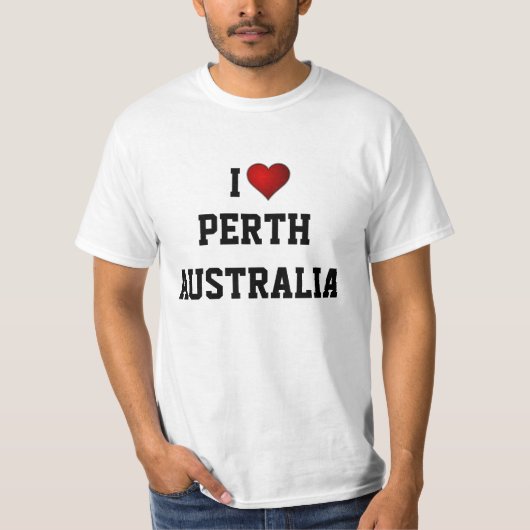 IK HOU VAN PERTH, AUSTRALIË T-SHIRT (Voorkant)