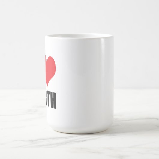 Ik hou van Perth Koffiemok (Center)