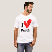 Ik hou van Perth T-shirt (Voorkant volledig)