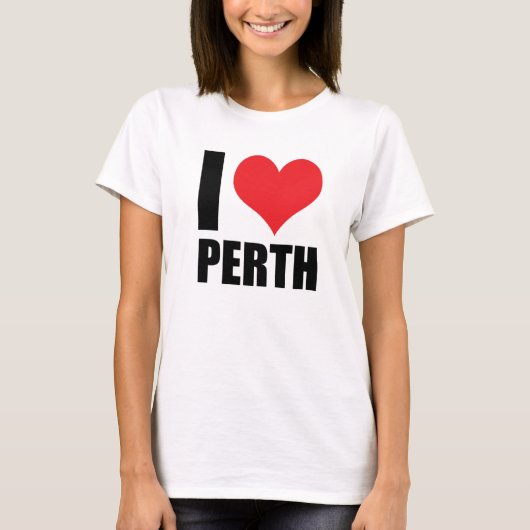 Ik hou van Perth T-shirt (Voorkant)