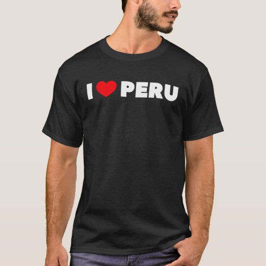 Ik hou van Peru T-shirt (Voorkant)