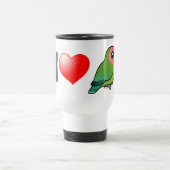 Ik hou van Perzikroevogels Reisbeker (Center)