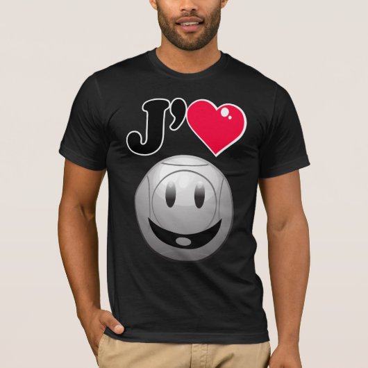Ik hou van petanque t-shirt (Voorkant)