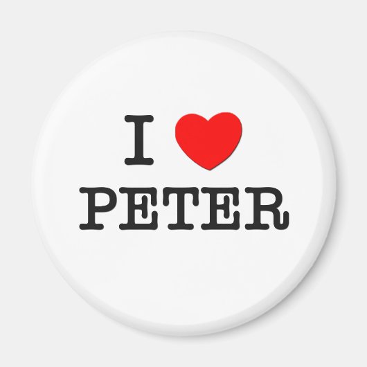 Ik hou van Peter Magneet (Voorkant)