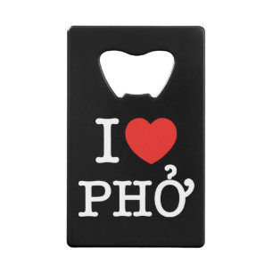 Ik hou van Phở Creditkaart Flessenopener