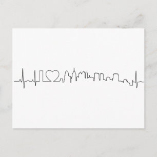Ik hou van Philadelphia in een uitzonderlijke ecg  Briefkaart
