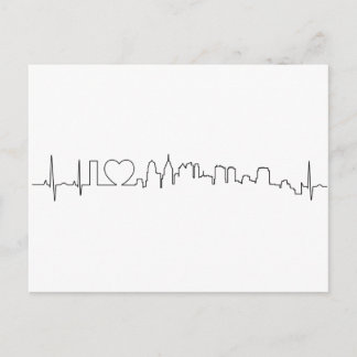 Ik hou van Philadelphia in een uitzonderlijke ecg  Briefkaart