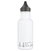 Ik hou van Philadelphia in een uitzonderlijke ecg Waterfles (Links)