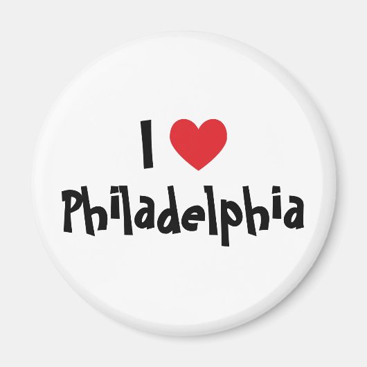 Ik hou van Philadelphia Magneet (Voorkant)